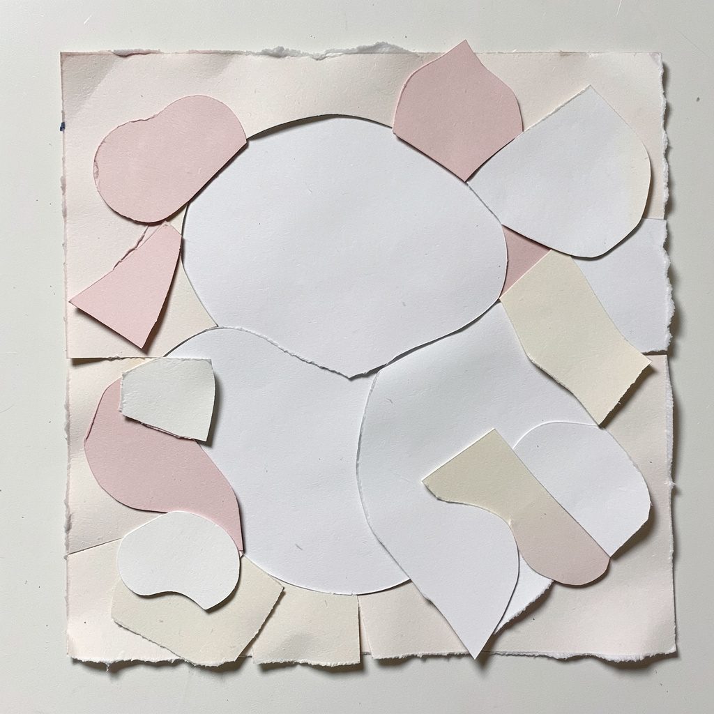 Layered paper cut-out collage of a glowing golden star badge surrounded by small icons of a photo, a film strip, and a music note, in warm gold and deep navy tones, festive and upbeat mood
